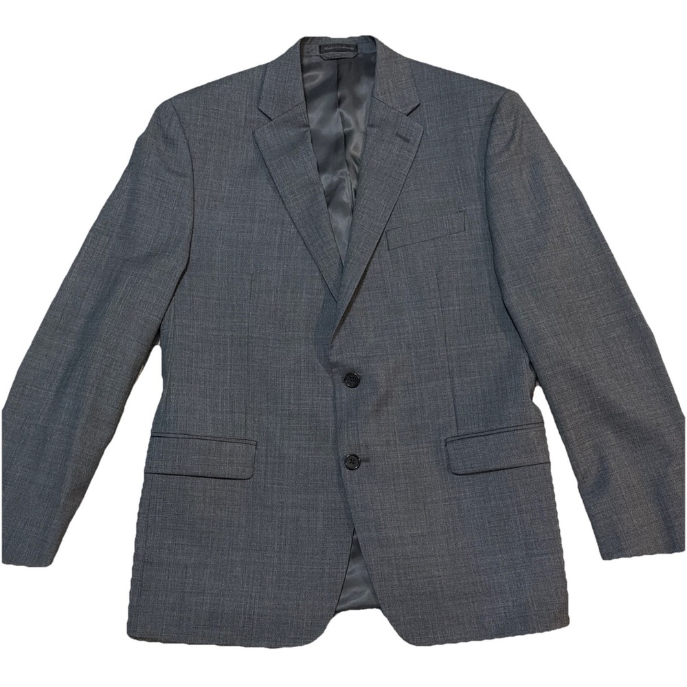 Lauren Ralph Lauren Mens‎ 42R Gray 100% Wool 2 Button Blazer